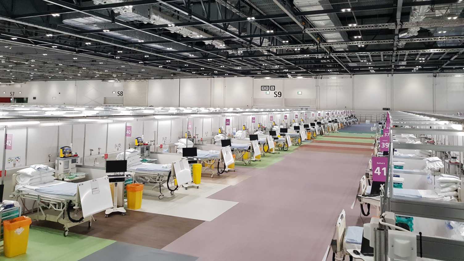 Architecture Graduate works on NHS Nightingale Hospital project